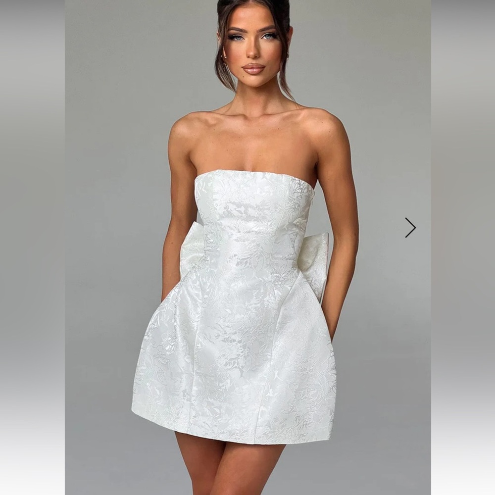 Babyboo Fashion Elenora Mini Dress in Ivory
